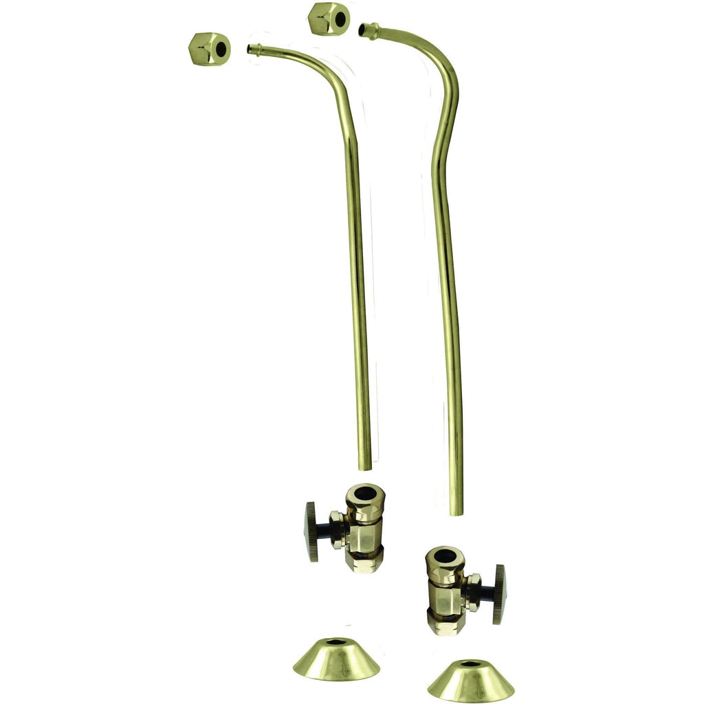 1/2x22 Copper Double Offset Bath Supply K266943