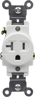 20 Amp 250V Duplex Receptacle, White, Pack of 2 R265231
