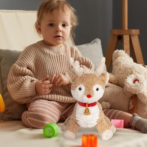 12.6 Inch Reindeer Stuffed Animal Plush Toy N745