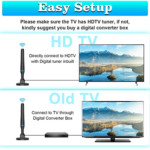 Digital HDTV Antenna Indoor Outdoor with Magnetic Base B892