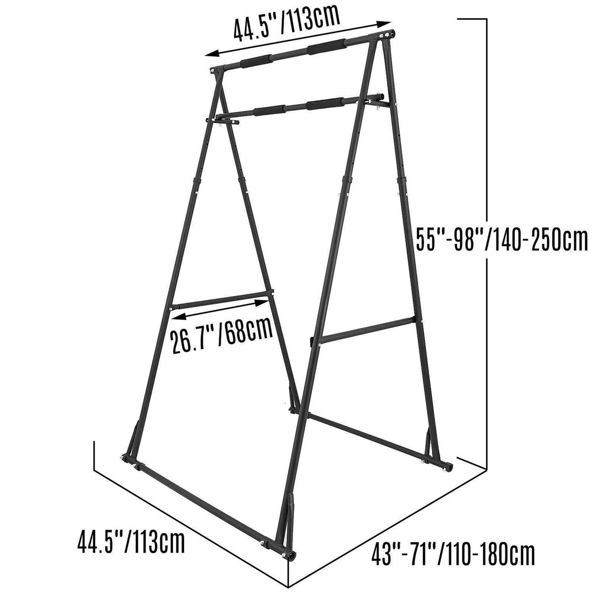 Foldable Pull Up Bar Stand Frame H8146