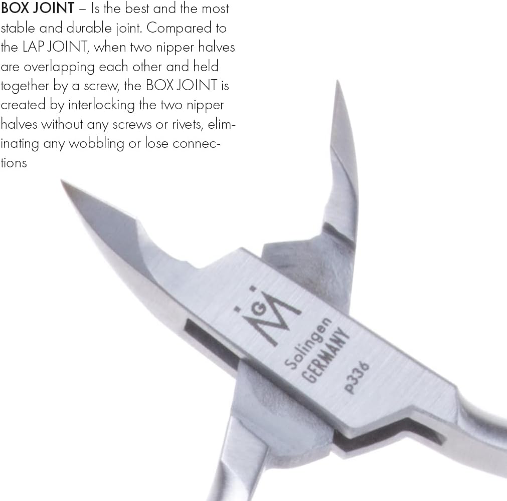 Luxury Cuticle Nipper in Leather Case, Double Sharpened C33569