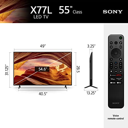 50 Inch 4K Ultra HD LED Smart TV, Black (Renewed) T163657