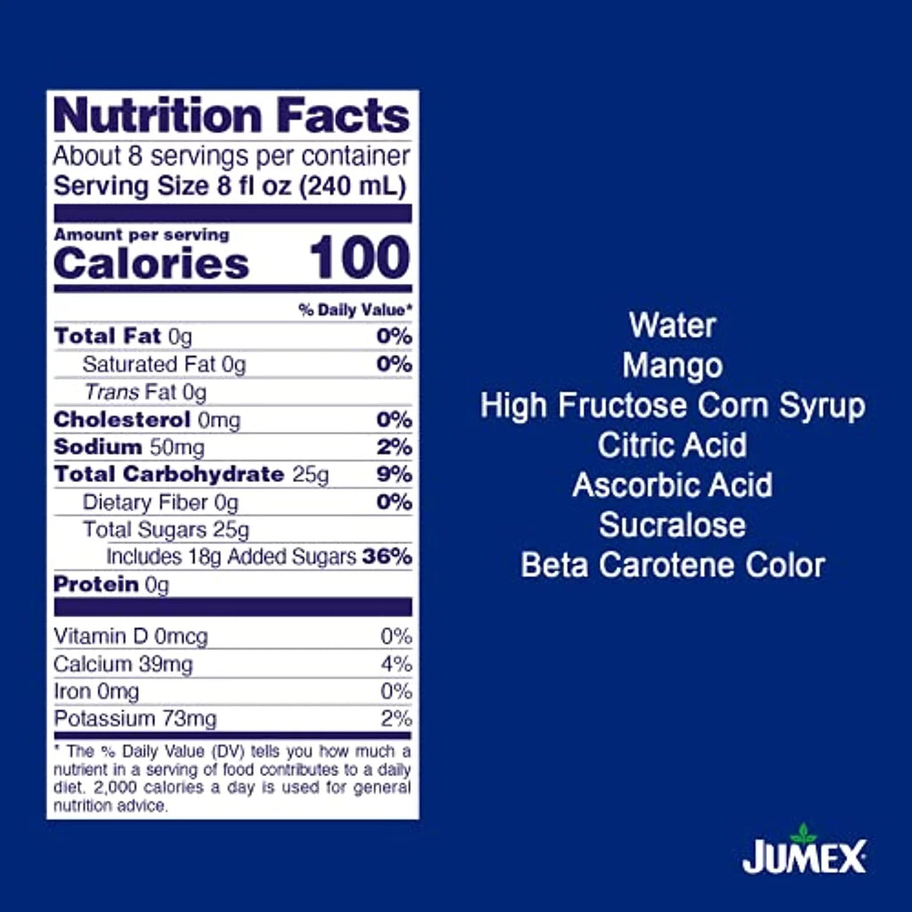 64 Fl Oz Pack Of 8 Mango Nectar N7963