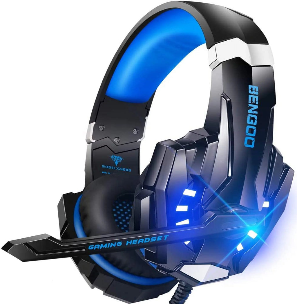 Stereo Gaming Headset with Mic, Noise Cancelling Over Ear Headphones O91946