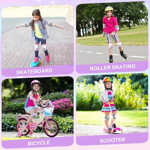 Pink Unicorn Knee and Elbow Pads Set R9140