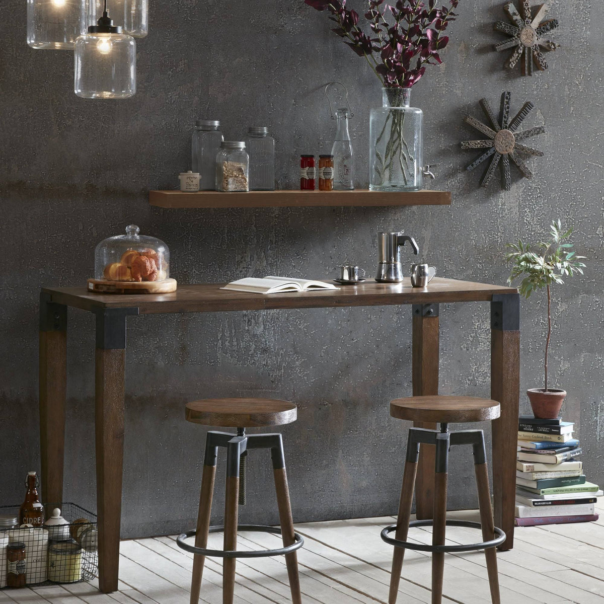 Brown Counter Table Q946