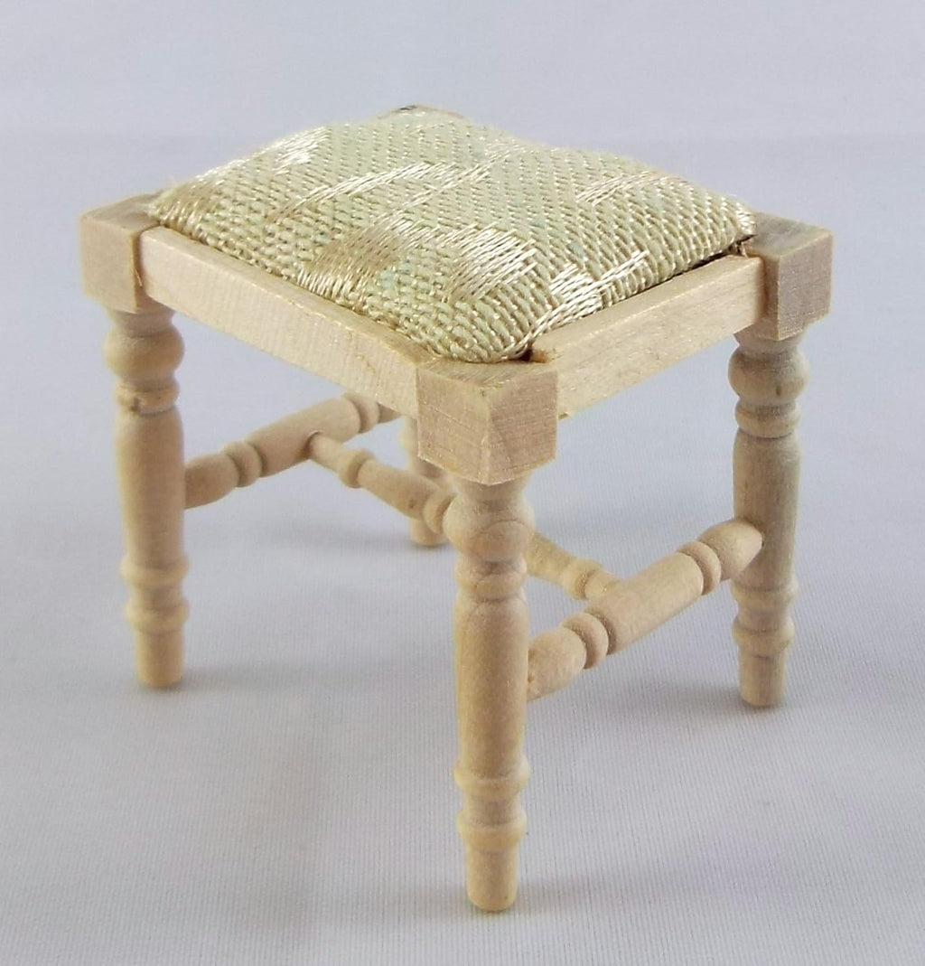 Unfinished Wooden Dressing Table Stool B5878