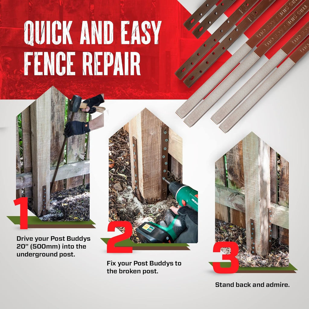 Pack of 4 Wood Post Repair A751523