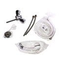 White Handle with 5' Chrome Flex Hose J24354