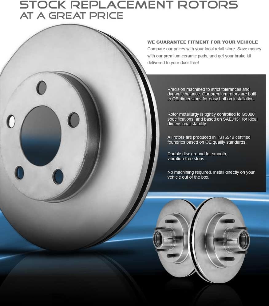 286.7 mm Brake Rotors Set V728609