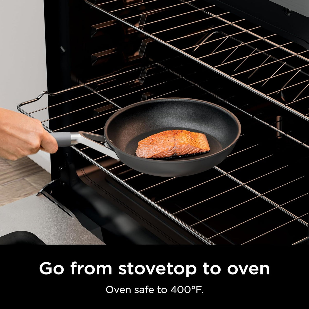 8" Nonstick Fry Pan with Silicone Handles Q72917