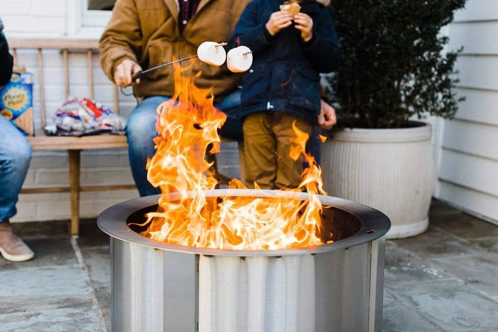 24 Smokeless Corten Steel Fire Pit X980