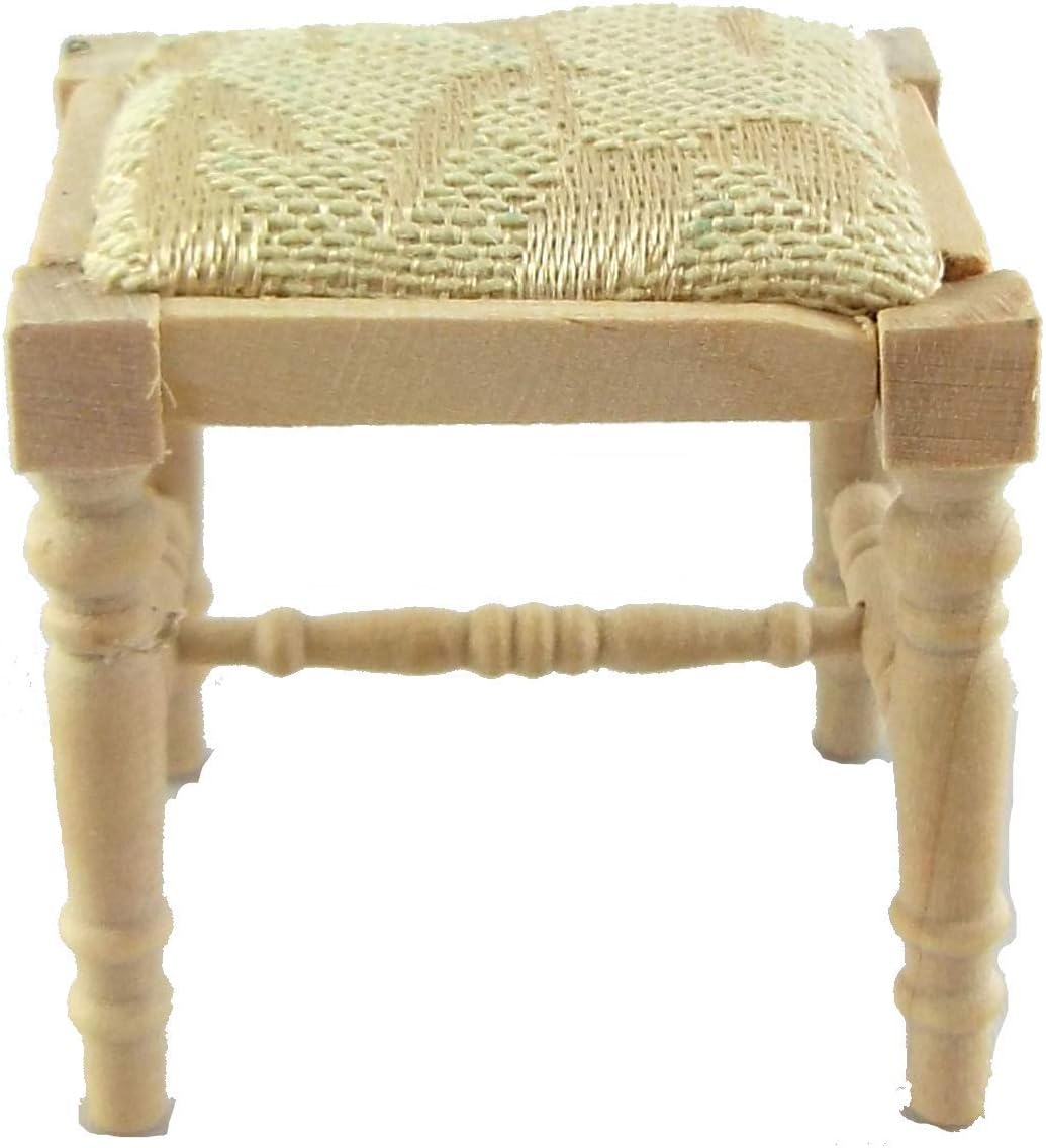 Unfinished Wooden Dressing Table Stool B5878