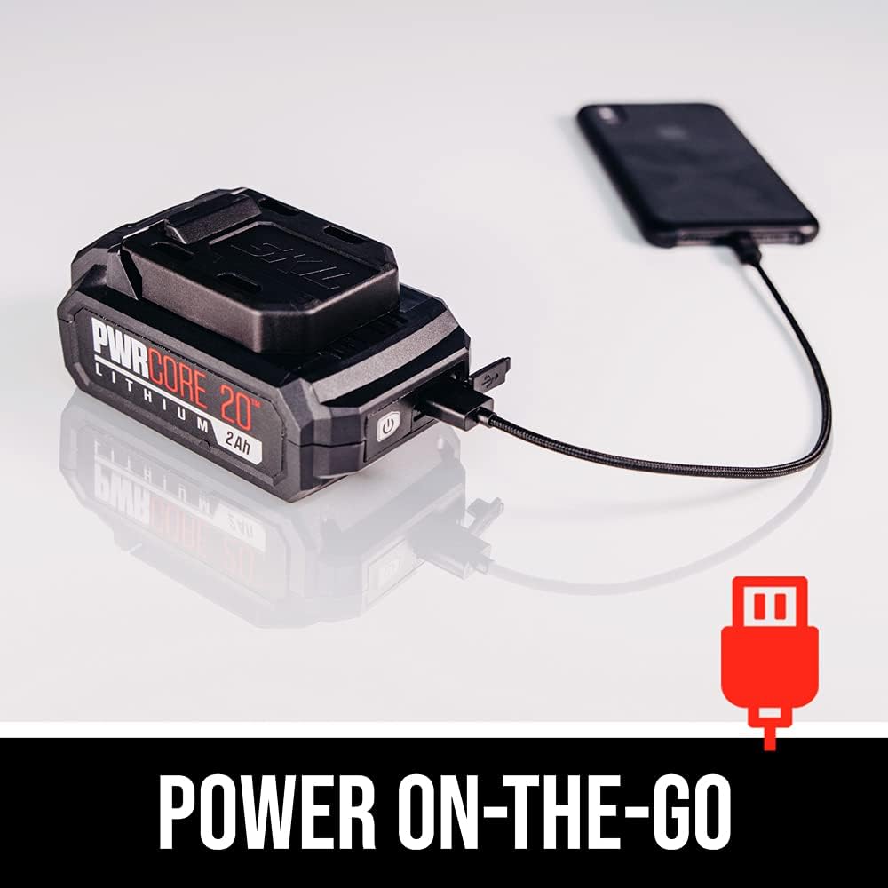 Brushless 20V Compact Reciprocating Saw with 2.0Ah Lithium Battery and Charger O351