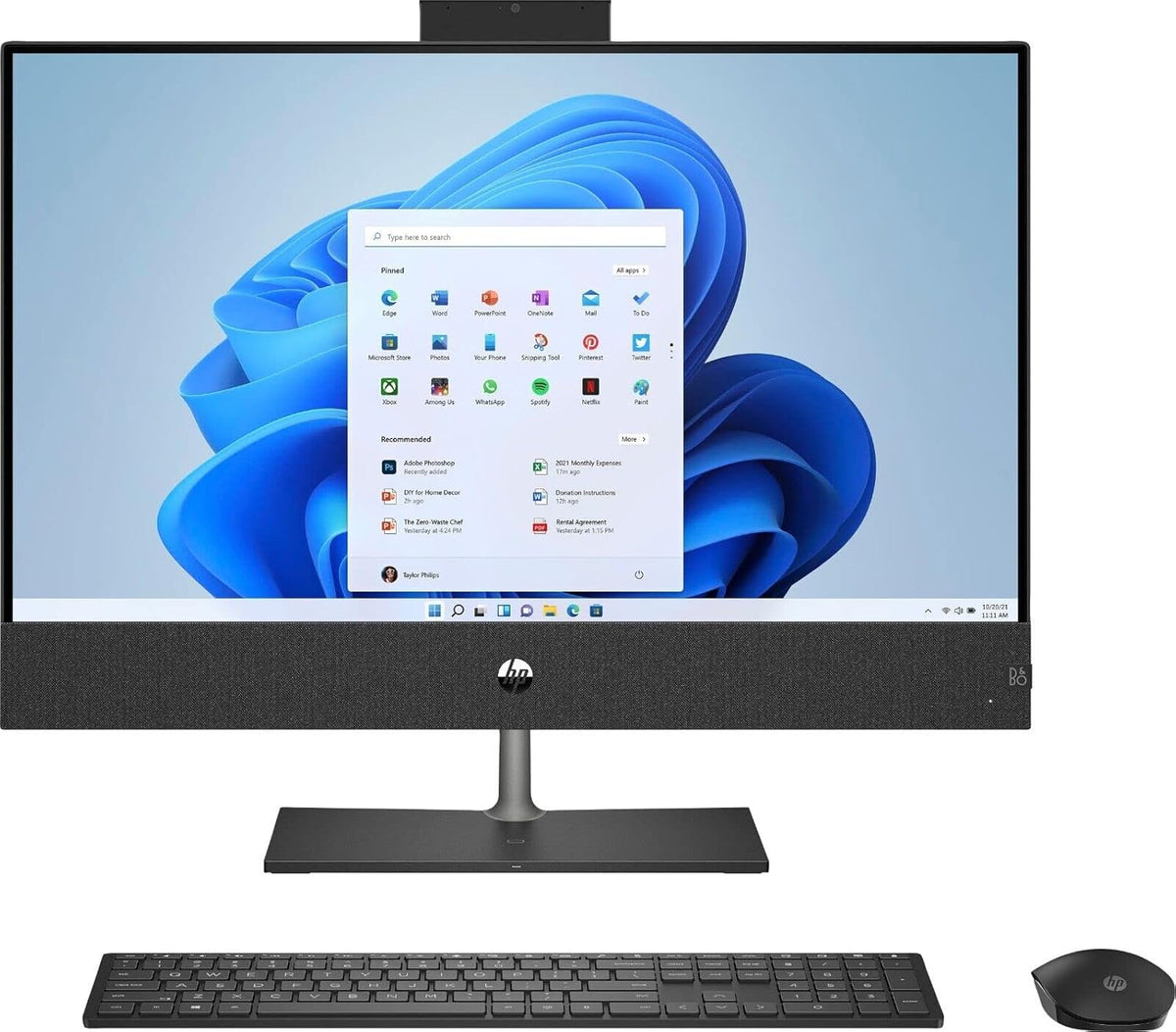 27" Full HD Touchscreen All-in-One Desktop Computer with 12th Gen Intel Core i7-12700T Processor, 16GB DDR4 RAM, 8TB NVMe SSD, Intel UHD Graphics 770, Windows 11 Home K326