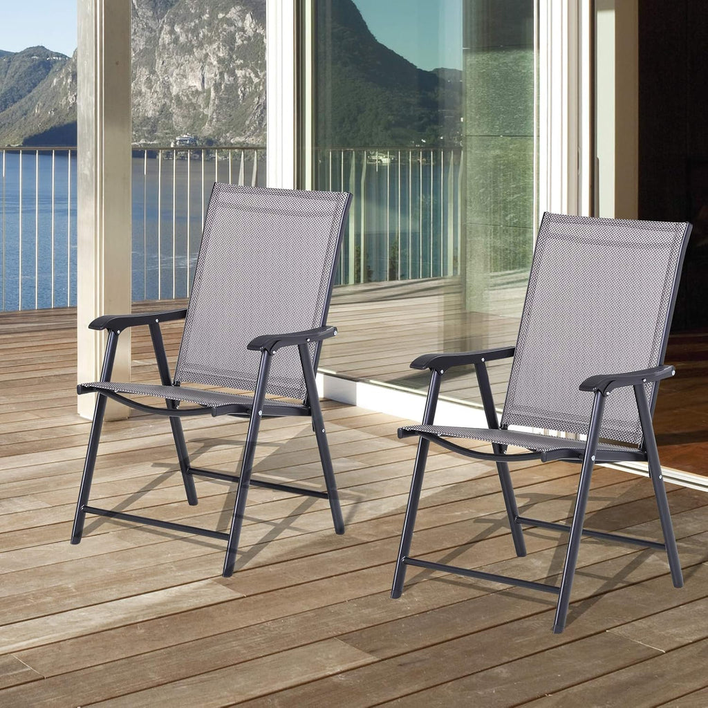 Folding Outdoor Patio Chairs Set of 2 M60445