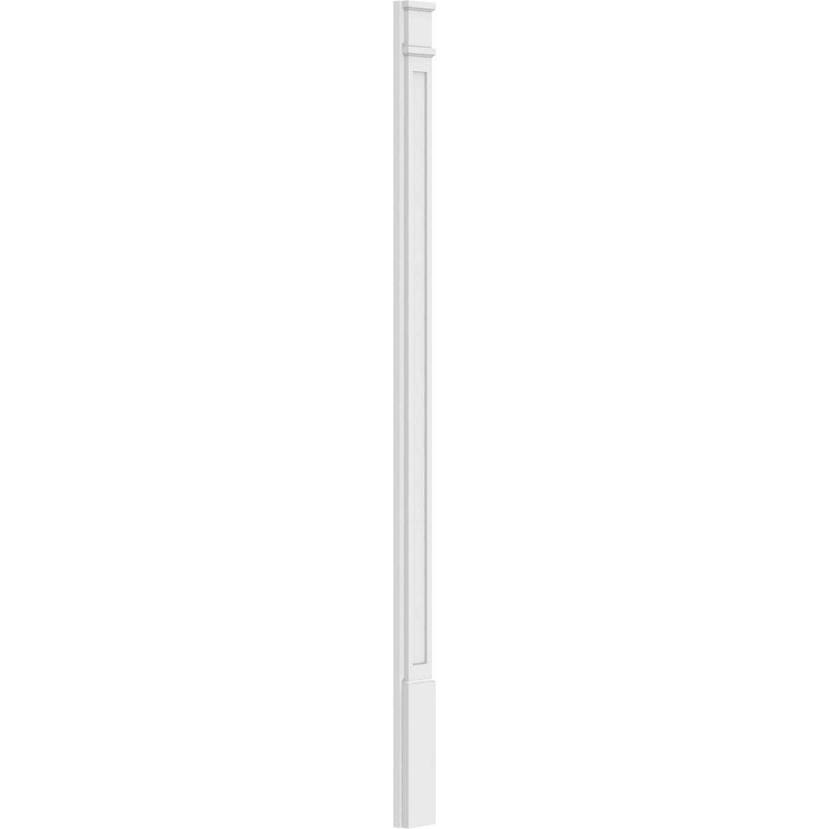 Flat Panel PVC Pilaster with Capital & Base (Pair) K9980
