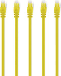 Cat 6 Ethernet Cable 1 ft 50-Pack Yellow M7484