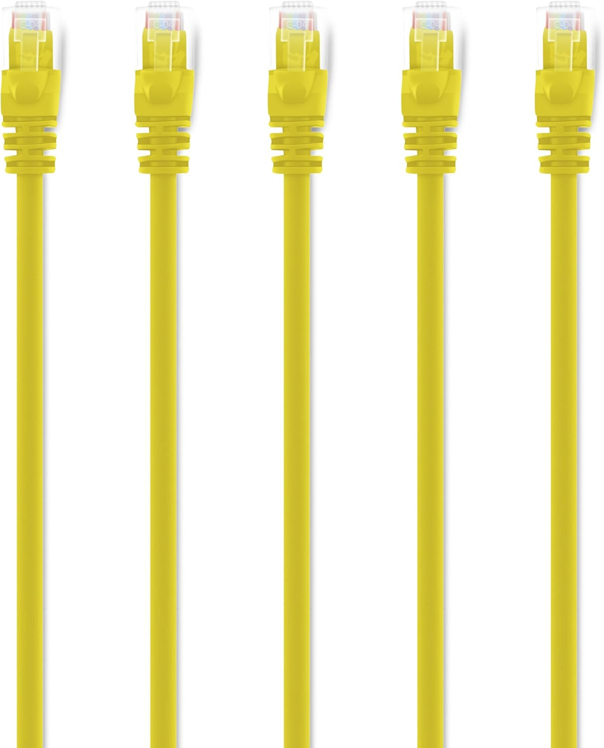 Cat 6 Ethernet Cable 1 ft 50-Pack Yellow M7484