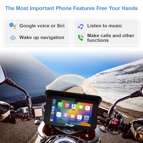 5 Inch IPS Motorcycle GPS Navigation System, Waterproof A39498