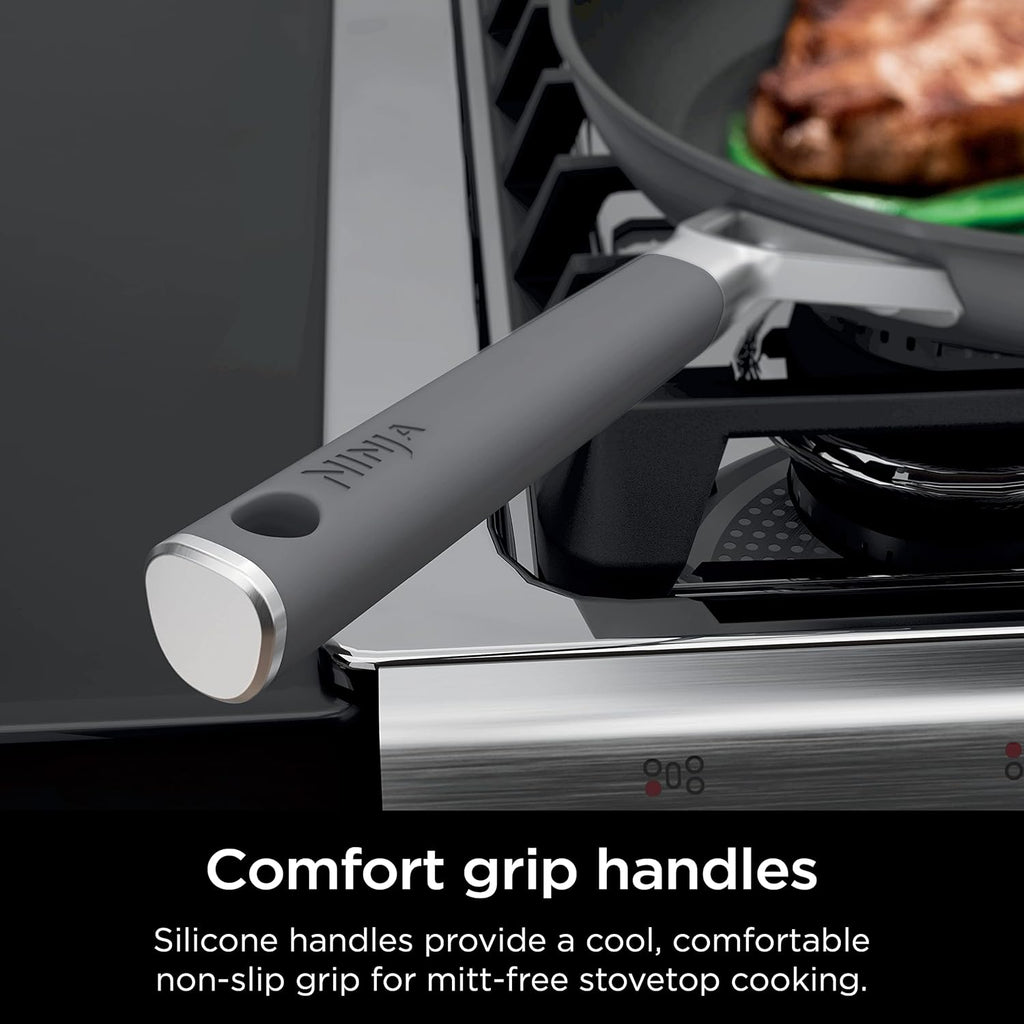 8" Nonstick Fry Pan with Silicone Handles Q72917