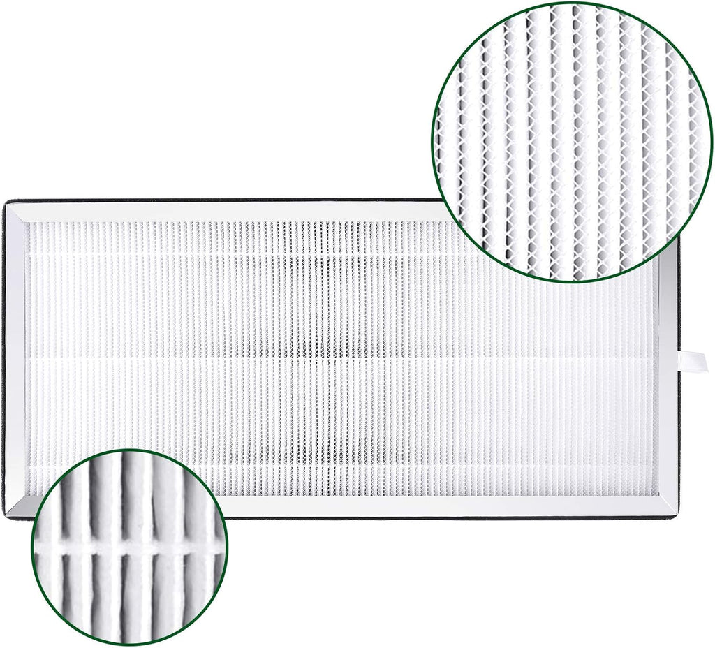 True HEPA Replacement Filter 2 Pack, 3 in 1 H13 Activated Carbon F562