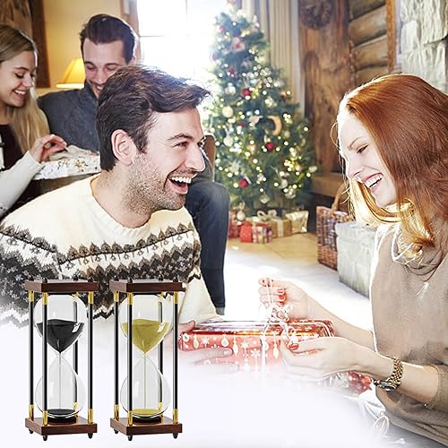Black 60 Minute Wooden Sand Timer K179989