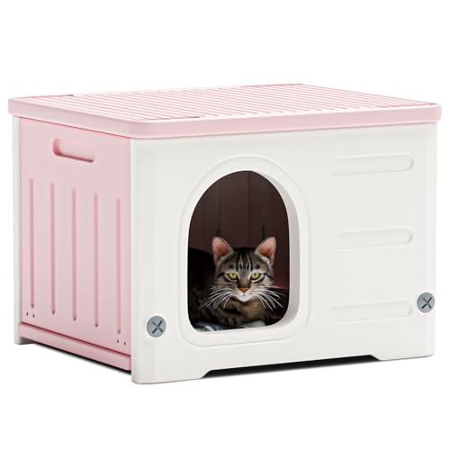 Plastic Cat House (Green) H576