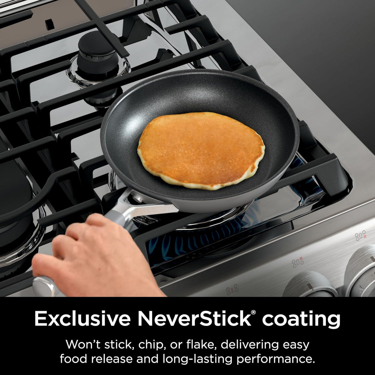 8" Nonstick Fry Pan with Silicone Handles Q72917