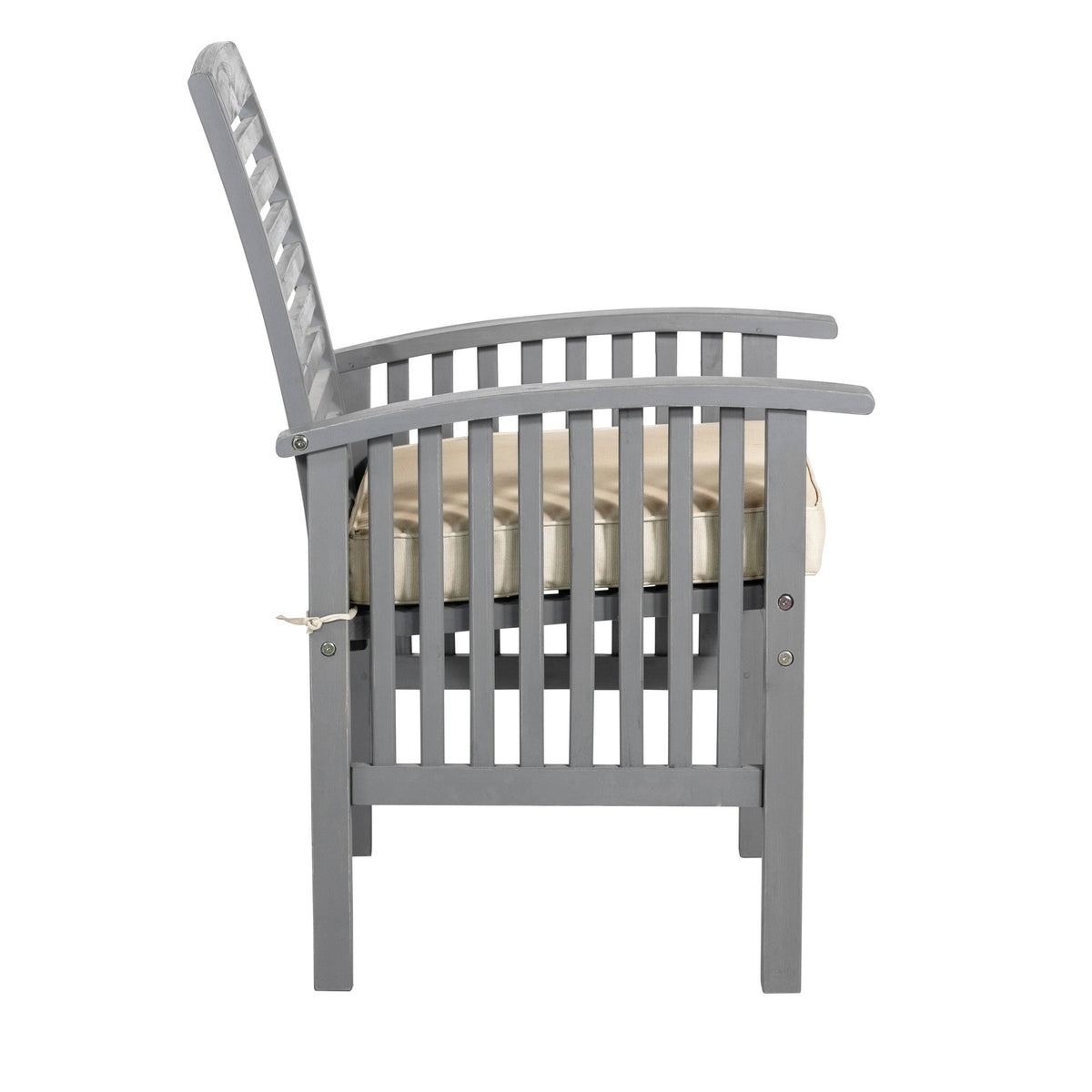 Acacia Wood Chairs Set of 2 D37222