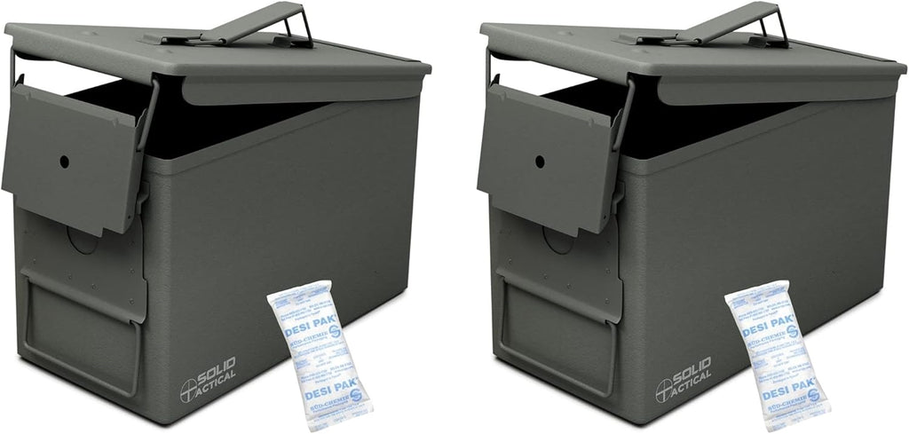 Matte Black OD Green FDE Brown Steel Ammo Box D885844