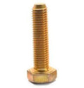 7/16 inch-20 x 4 inch Grade 8 Hex Cap Screw Alloy Steel Yellow Zinc Plated Pk 100 F88867