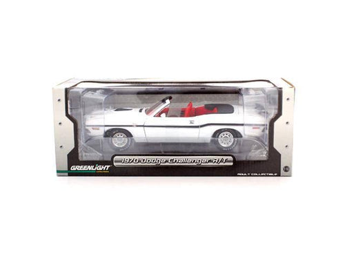 1970 Dodge Challenger Convertible White 1-18 Diecast Car Model V48367