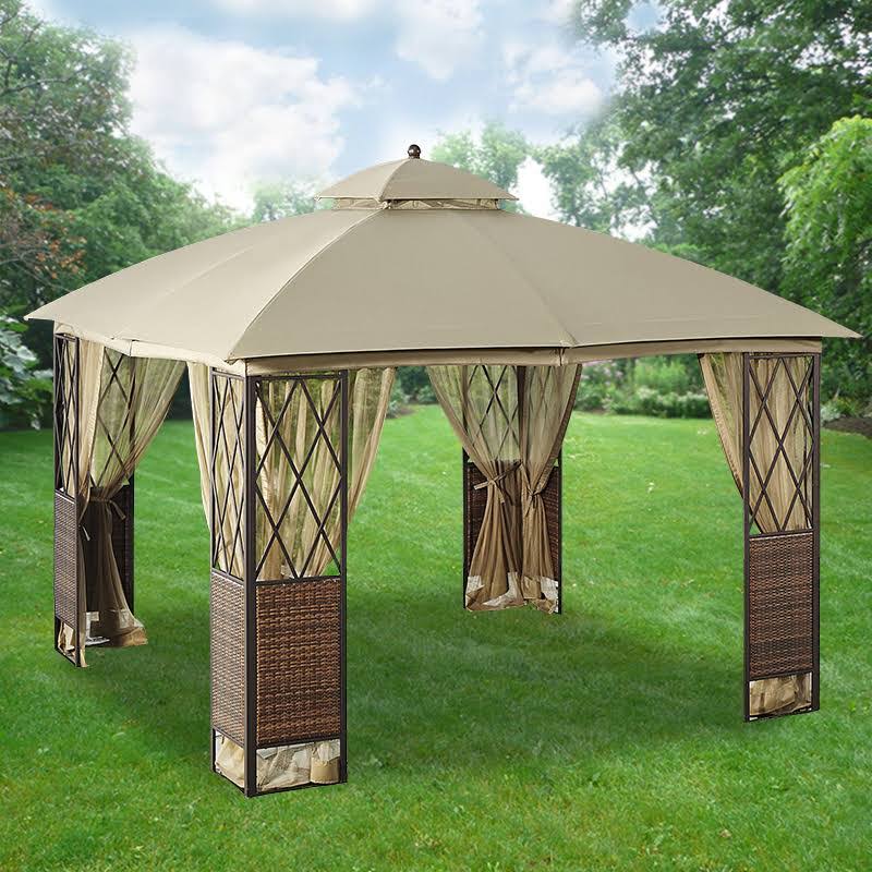10x10 Replacement Canopy Top for Wicker Gazebo C891708
