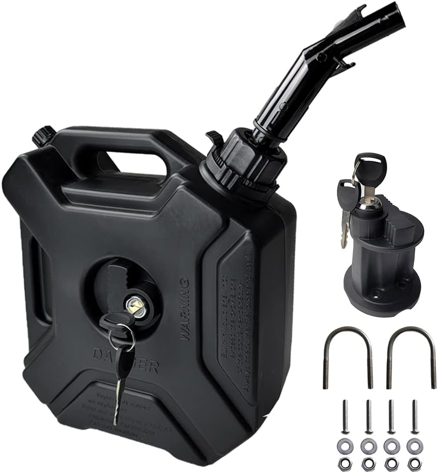 5L 1.3 Gallon Black Fuel Can B5283