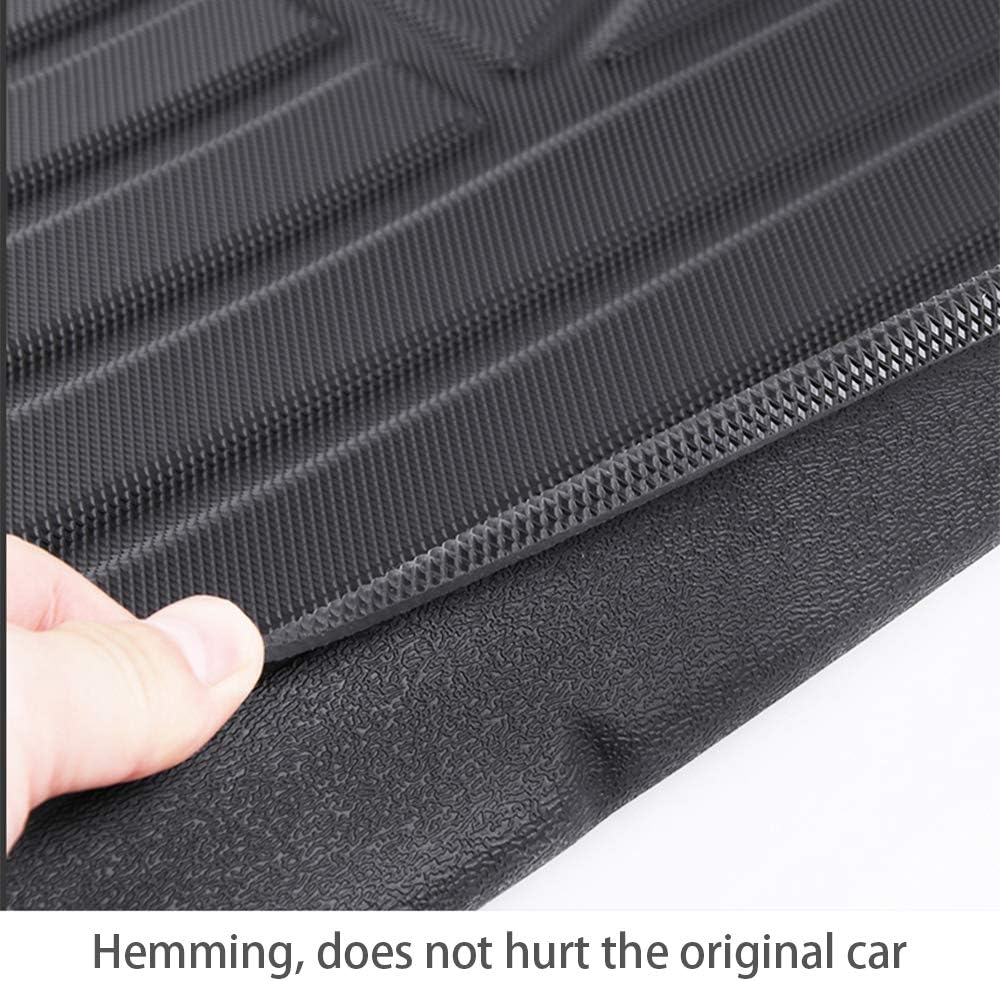 Black Rubber Cargo Liner and Trunk Mat Pack of 2 R7459