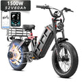 Electric Bike 20" Fat Tire Full Suspension with Dual Hydraulic Brakes N228