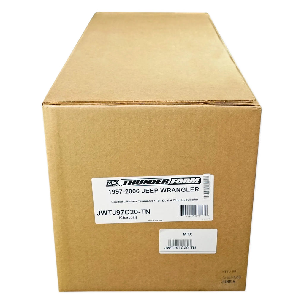 Dual 10" Subwoofers Sealed Sub Box Enclosure J74743