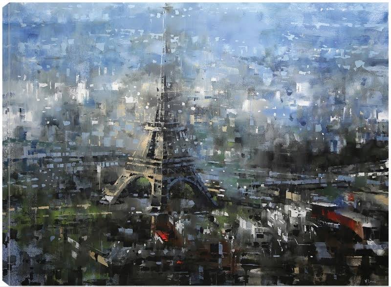 Blue Canvas Art 32x24 X162275