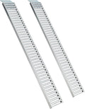Silver Anti-Slip ATV Ramp Set of Two, 1500 lbs Capacity F773954