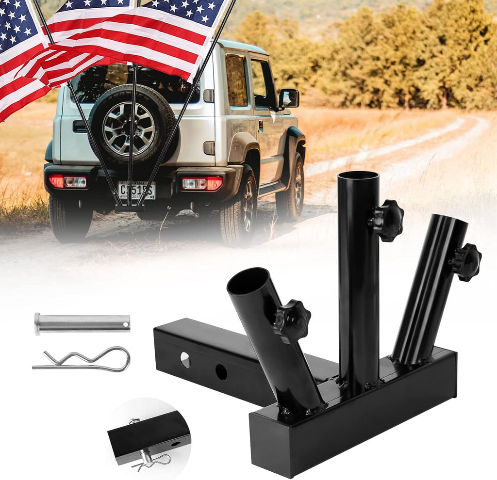 Hitch Mount Flagpole Holder for 2 inches Receiver X217