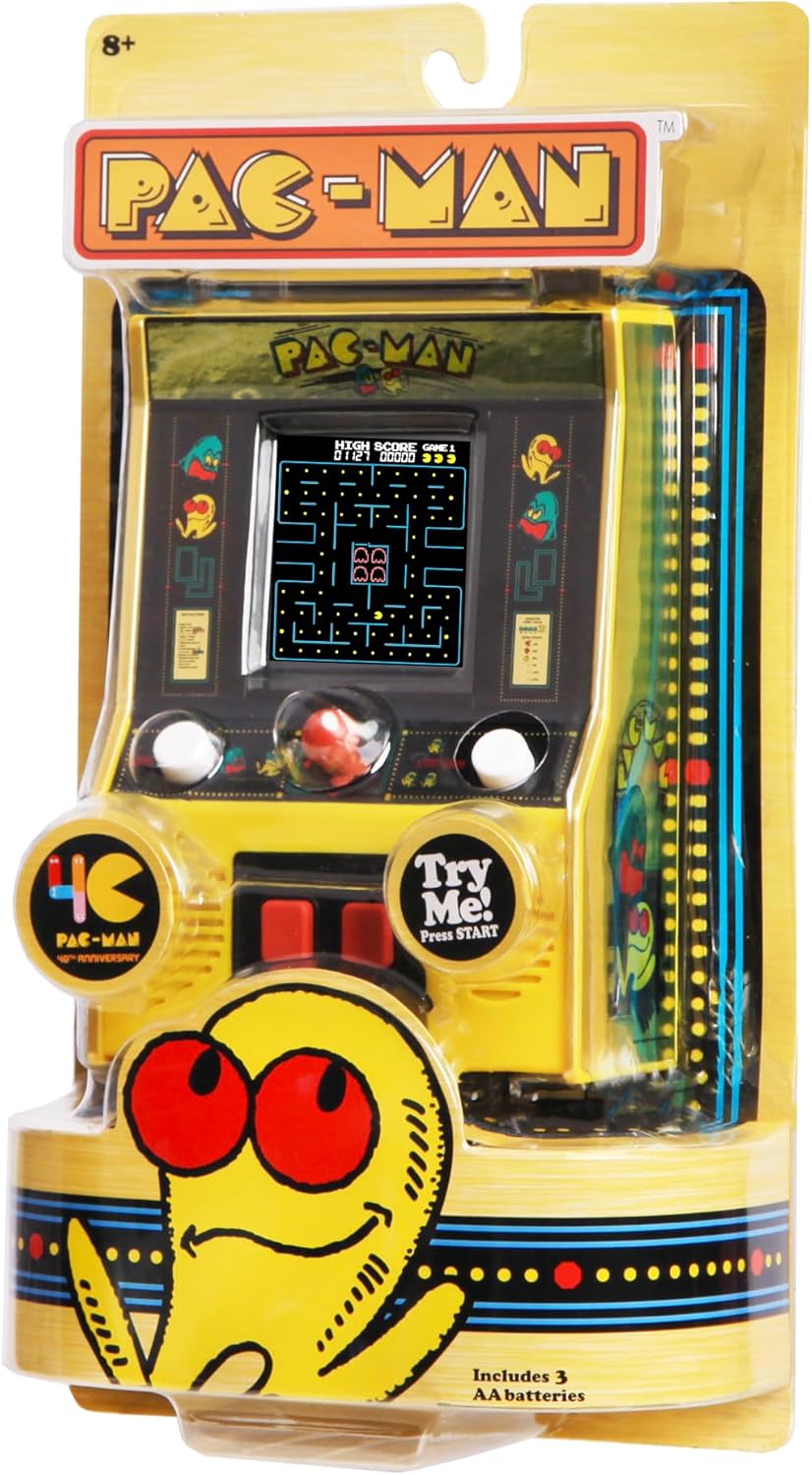 Yellow Retro Mini Arcade Game H901