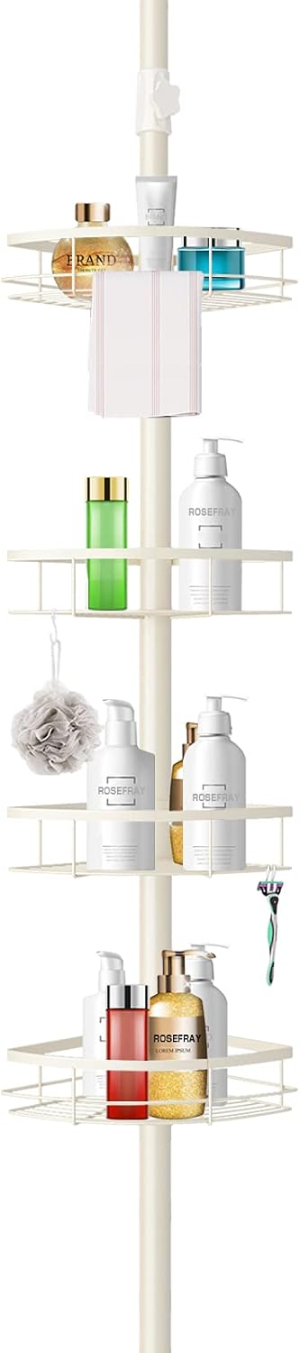Rustproof 304 Stainless Steel 4 Tier Adjustable Shower Shelf M820