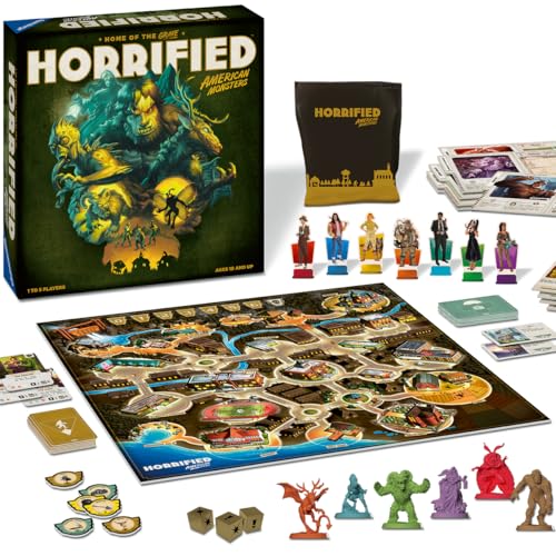 American Monsters Strategy Board Game E55893