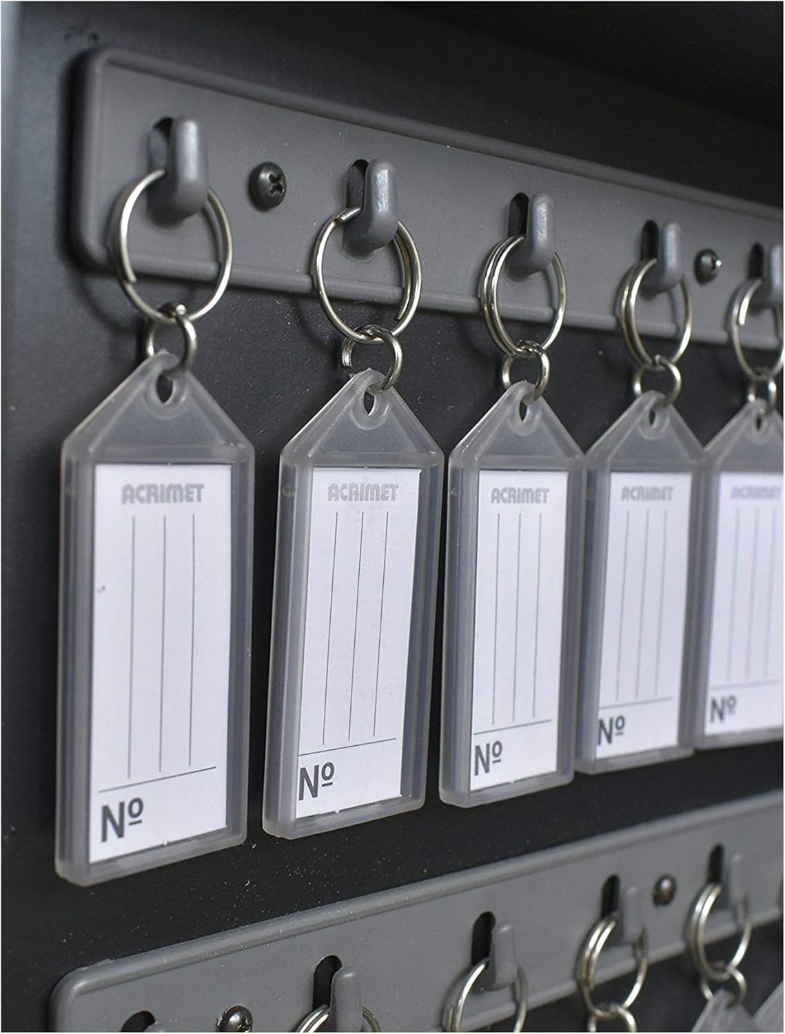 Black Wall Mount Key Cabinet Organizer with Lock X22652