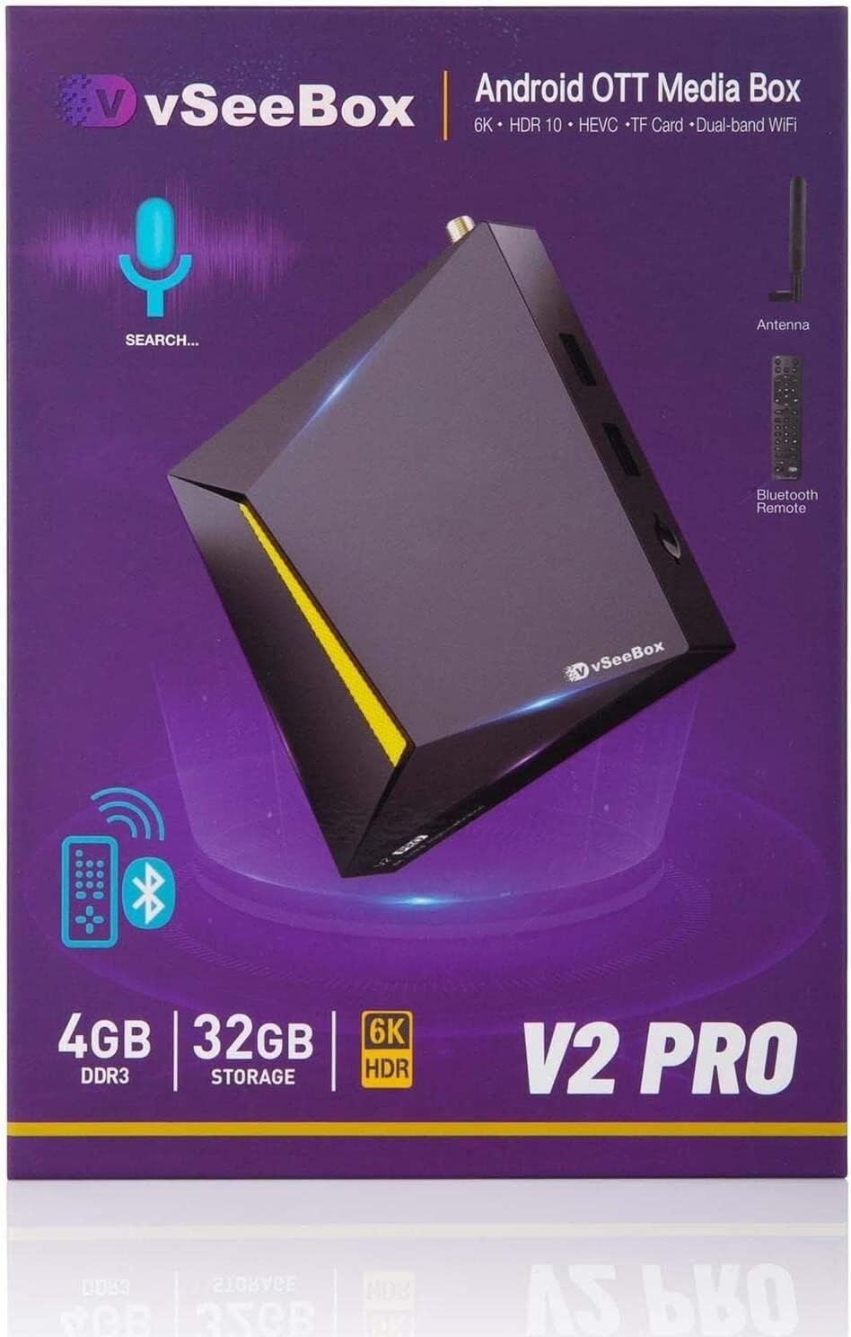 vSeeBox with Bluetooth Voice Remote & Wi-Fi H9450