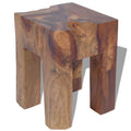 Solid Teak Wood Stool P42096