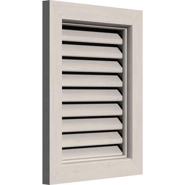 32 inch Vertical Gable Vent, Primed Smooth Western Red Cedar N50878