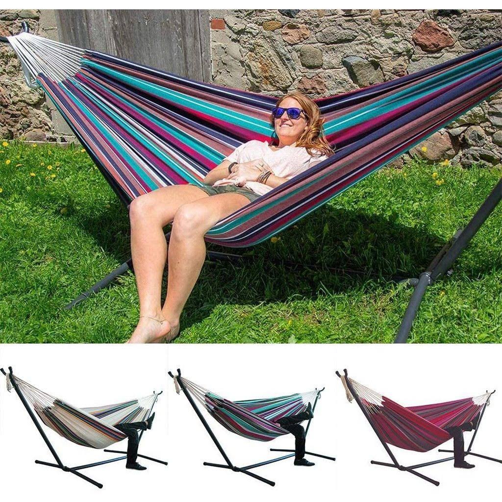 Two Person Hammock with Steel Stand and Case Y491